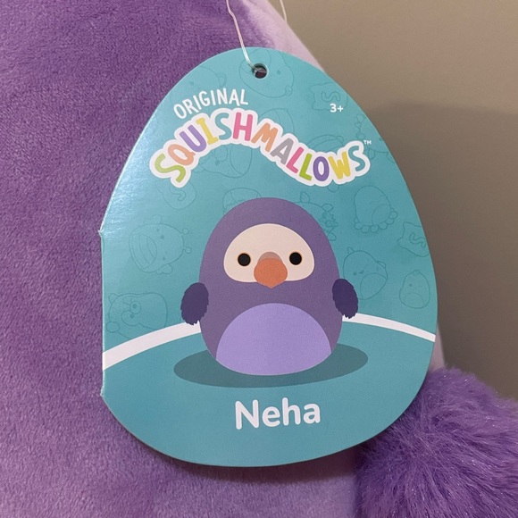 Neha the Purple Dodo Bird Squishmallows 11” plush - Picture 5 of 7